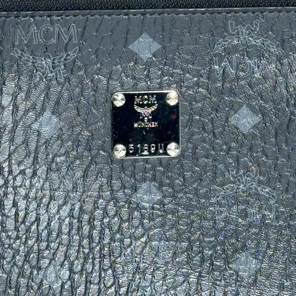 MCM Black Wristlet Clutch